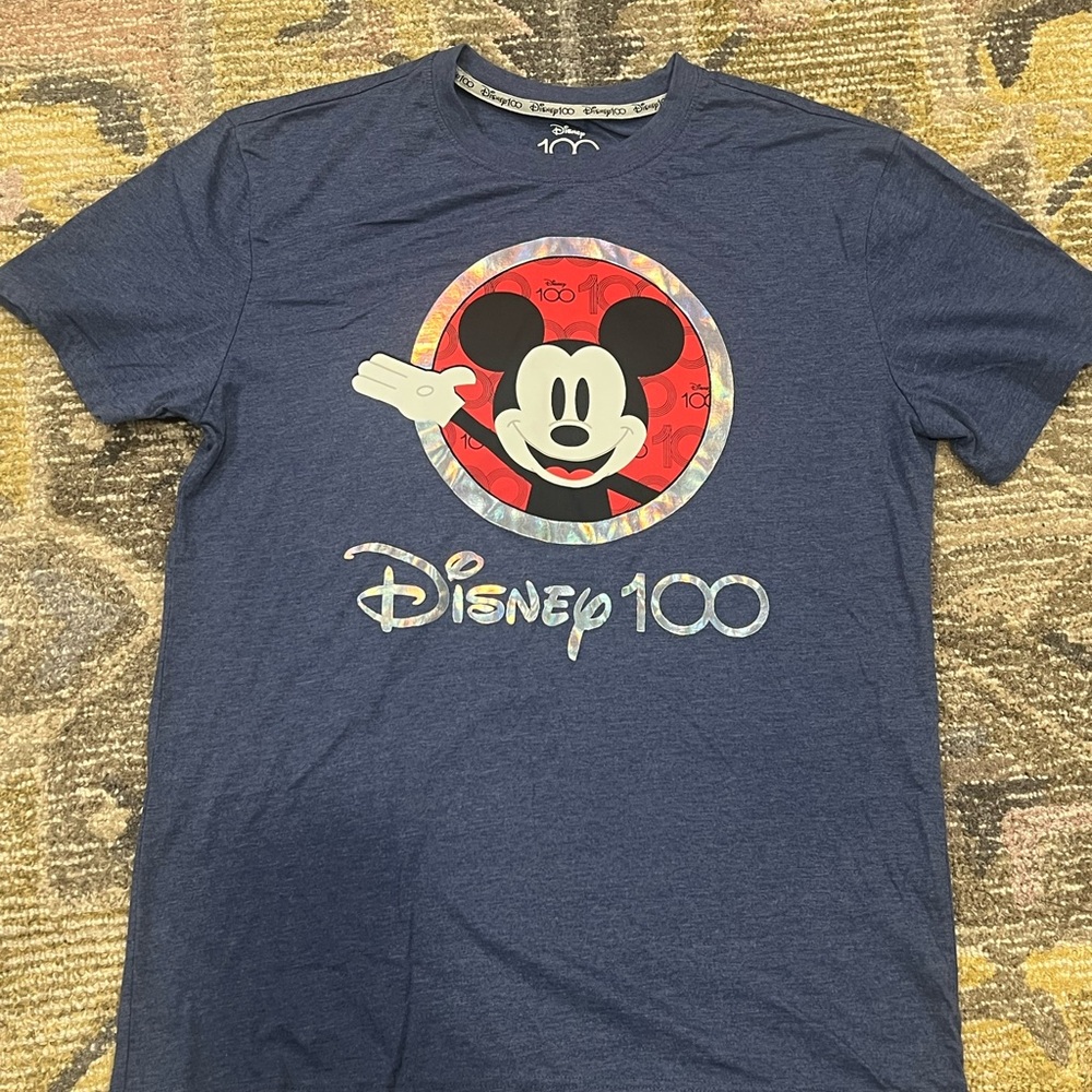 Disney 100 Mickey Mouse Graphic Tee - Blue